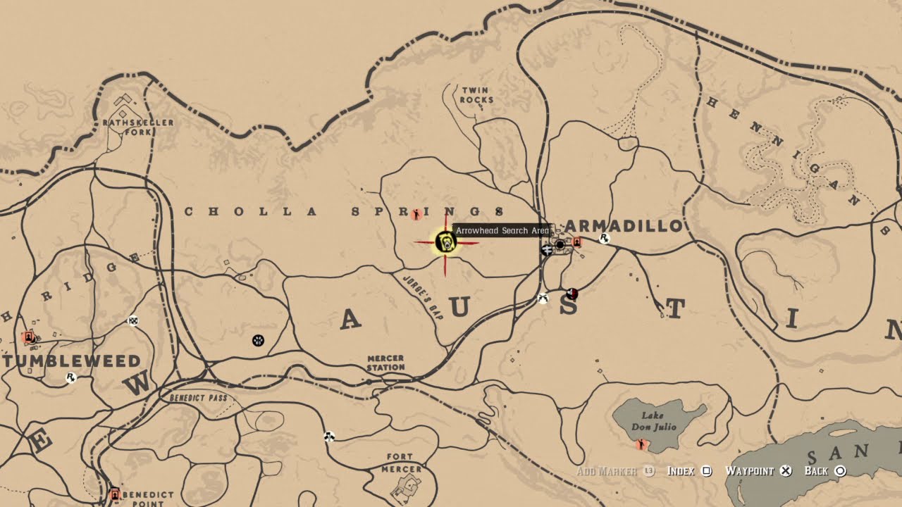 Red Dead Redemption 2 "Cholla Springs Arrowhead" YouTube