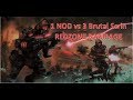 Command & Conquer 3 Tiberium Wars - INSANE 1 NOD VS 3 Brutal AI Scrin Skirmish REDZONE RAMPAGE