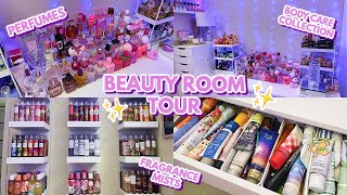 BEAUTY ROOM TOUR 💖  💄🧴 | FRAGRANCE MIST, BODY CARE \& PERFUME COLLECTION!