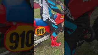 Firing Up a 1983 CR480 Before It Gets Ripped