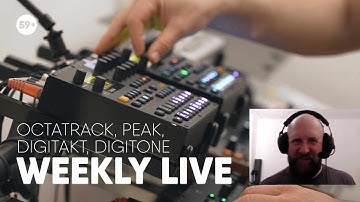 Studio Session Nov 3rd | Creating a Dub Techno Track /w Digitakt from Scratch | 59 Perlen