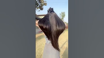 Tóc kẹp phím thẳng dài #tockep