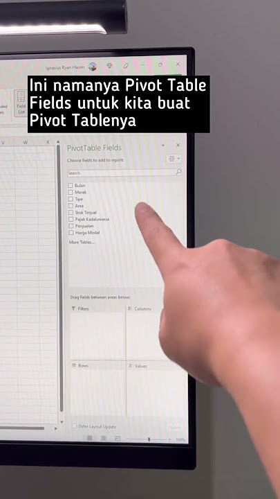 1 MENIT NGERTI PIVOT TABLE 🔥