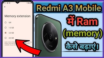 Redmi A3 Me Ram (memory) Kaise Badhaye || How To Increase Ram In Redmi A3 || TechProcessor.02 🤩2025