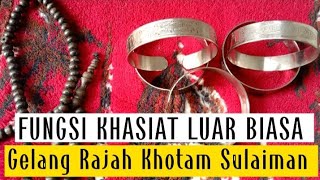 FUNGSI KHASIAT GELANG RAJAH KHOTAM SULAIMAN‼️ Olahan Majelis Dzikir Tenaga Dalam Karomah