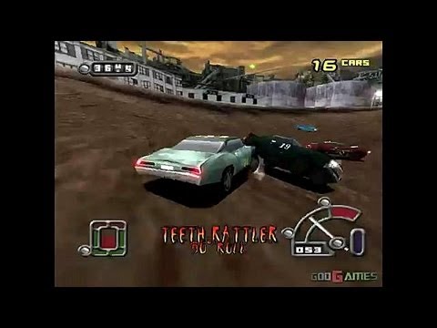 Destruction Derby Raw - Gameplay PSX (PS One) HD 720P (Playstation classics)