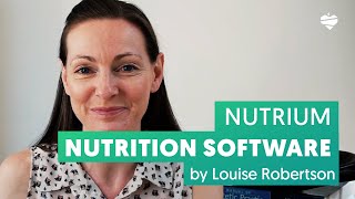 Nutrium nutrition software demonstration by Louise Robertson screenshot 1
