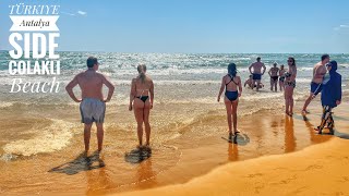 TÜRKIYE/SIDE Colakli Beach walking Antalya/Evrenseki (03.05.2024) #türkiye #ozhotelbeach #beachtour