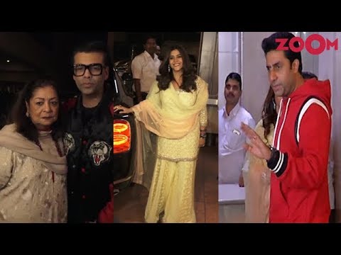 Ekta Kapoor's baby boy Ravie's naming ceremony | Karan Johar, Abhishek, Mouni Roy | Bolly Quickie
