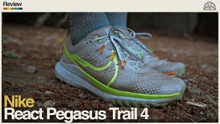 The perfect road to trail shoe?! // NIKE REACT PEGASUS TRAIL 4 // Ginger Runner Review