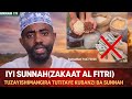 #Iyi Sunnah tuzakomeza kuyishimangira kabone nubwo Injiji nabanyabihimbano badutera amabuye .