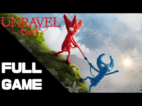 Unravel Two Walkthrough Gameplay Full Game  {1080p 60fps PS4 PRO} No commentary