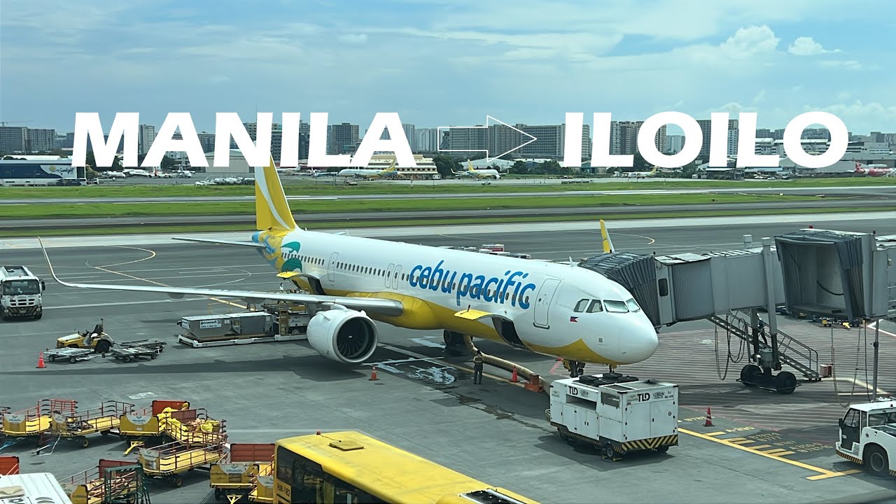 Travel ✈️ from Manila to Iloilo via Cebu pacific 🇵🇭