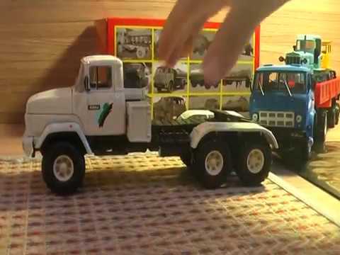 КРАЗ-6446 и МАЗ-509А седельные тягачи от Нашего Автопрома 1:43