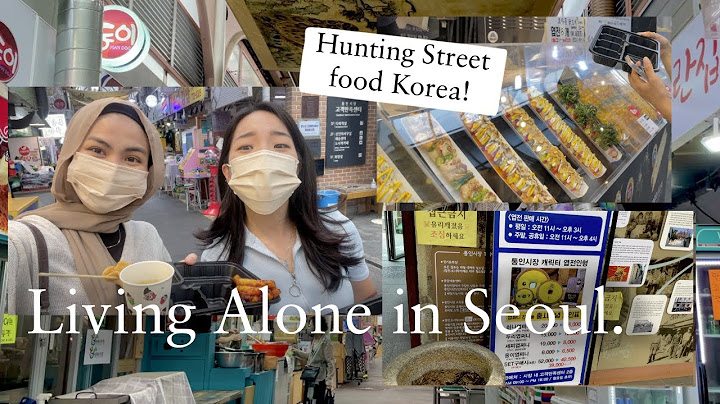 Seoul Diaries🇰🇷| Hunting for KOREAN STREET FOOD with my friends! + Stopping by DAISO!
