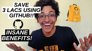 YOU CAN SAVE UPTO 3 LACS USING THIS GITHUB FEATURE🔥 | GitHub Student Pack Explained #coding