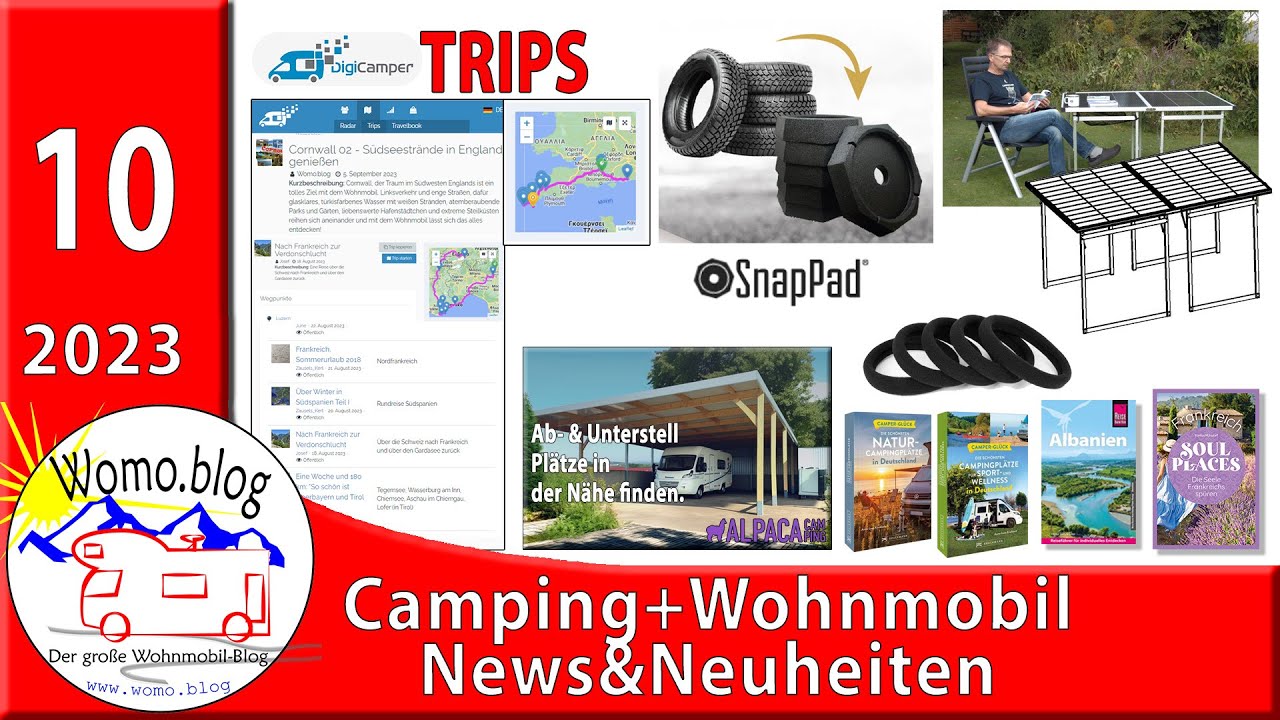 Camping und Wohnmobil News&Neuheiten 10/2023 