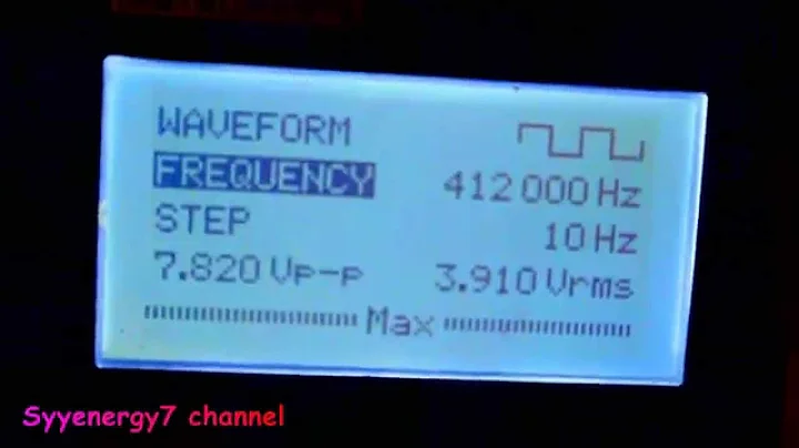 Velleman HPG1 Frequency Generator Accuracy shown on a Leader LDC 822