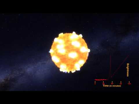 The Early Flash of a Supernova Explosion | Video