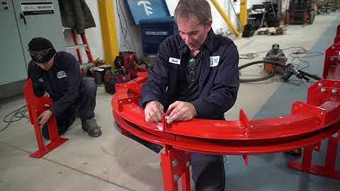 Conveyor Installation for Aerospace Part Finishing System | Pacline