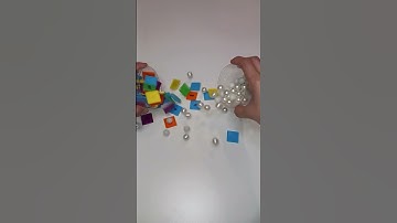 Oddly Satisfying reverse video tiles and pearls