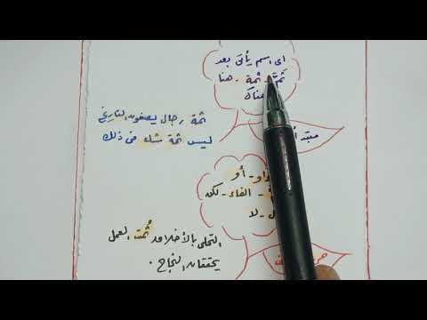 كبسولة نحوية رقم 57 الفرق بين ثمة وثمت ثمة رجال ليس ثمة شك