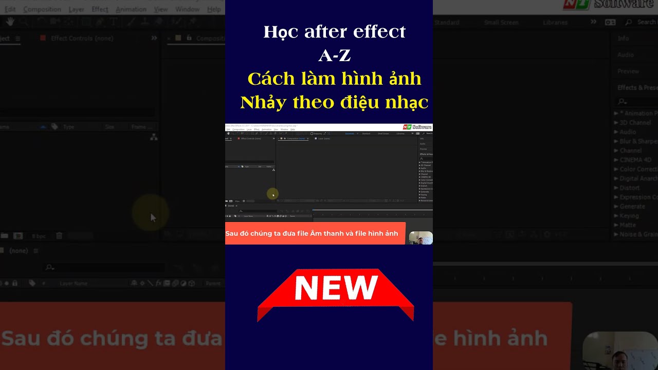 Học After Effects cấp tốc để biết cách làm hình ảnh nhảy theo điệu nhạc - youtube