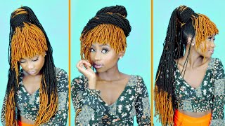 KUBANA NYWELE NATURAL KWA KUTUMIA RASTA ZA DREAD