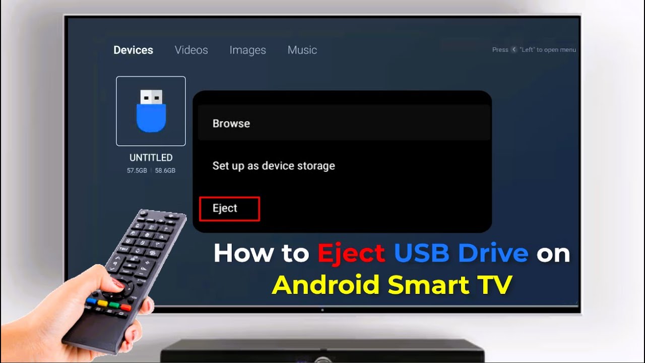 How to Safely Eject USB PenDrive on Any Smart TV YouTube