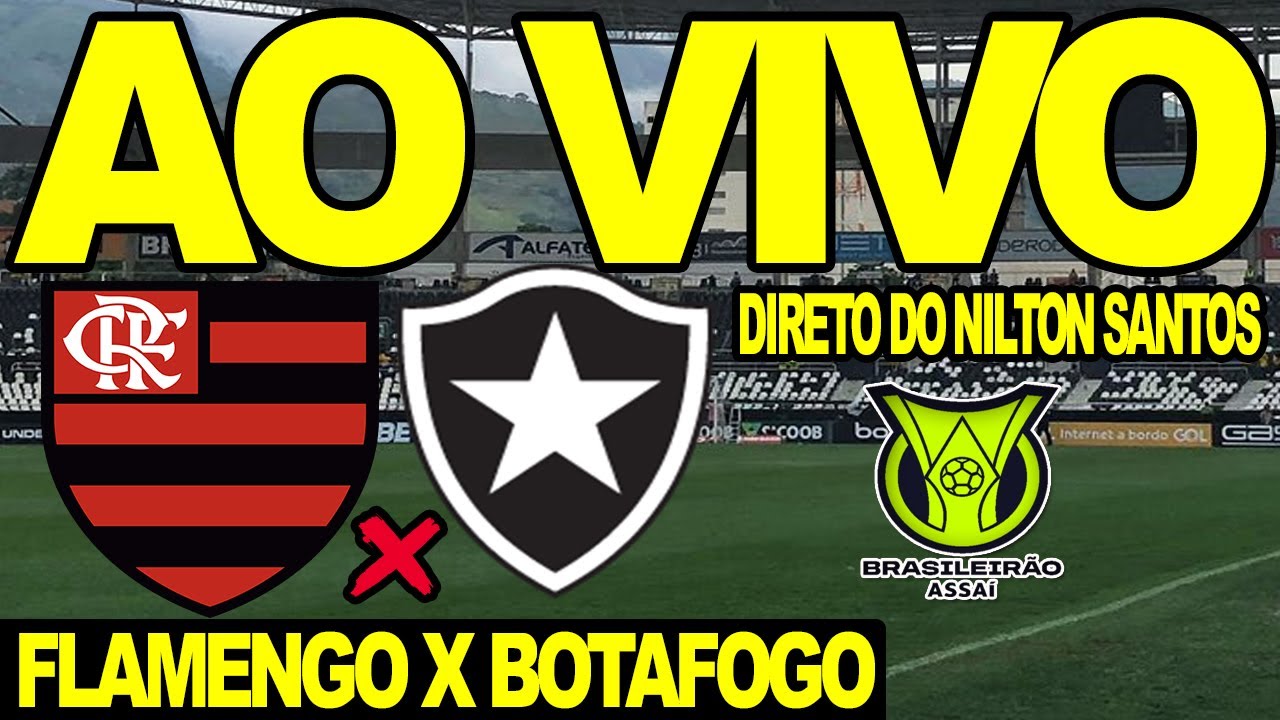 FLAMENGO X BOTAFOGO TRANSMISSÃO AO VIVO DIRETO DO NILTÃO