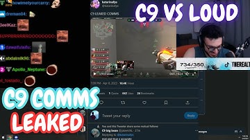 C9 leaked comms Tarik Reaction and his Night Market