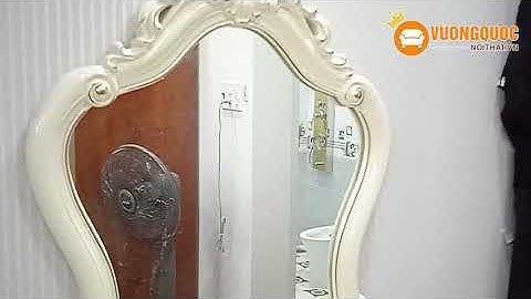 Hoàn thiện bàn ghế trang điểm tân cổ điển nhập khẩu tại nhà anh Nhân – TP.HCM