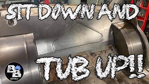 How to install McDonald Bros tubs to a VL Commodore: How to tub a VL: Backyardbuilds