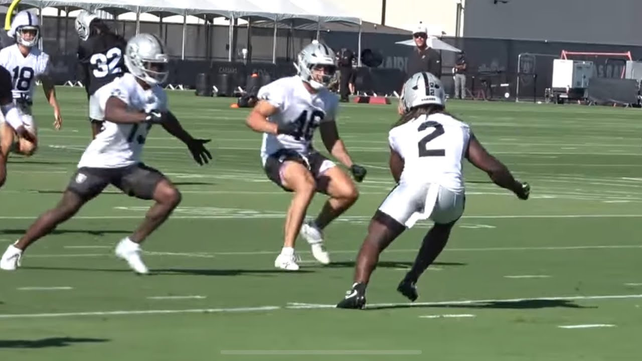 DAY 1 RAIDERS TRAINING CAMP HIGHLIGHTS; GENO SLINGS IT, LINEMEN PREPARE FOR THE TRENCHES
