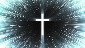 Holy Cross Light Particle | loop video background