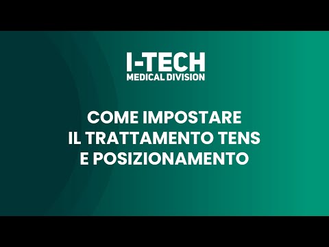 Posizionare gli elettrodi nel trattamento TENS - video from I-Tech Medical Division