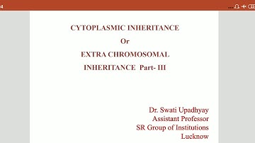 Cytoplasmic Inheritance III: Inheritance of Kappa Particles