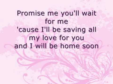 Promise Me, You'll Wait For Me (tradução) - Beverly Craven - VAGALUME