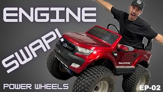 Power Wheels Ford Ranger Engine Swap! Ep-02 | Frame and Steering fabrication