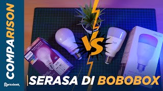 Philips LED & Genie Test Perbandingan ( Comparison ) side by side : 1. Genie 18w 2. LED 8w 3. LED Sc. 