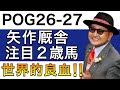 【POG/26−27】矢作厩舎の注目２歳馬をリストアップ！【ワールドワイドな良血揃い‼️次シーズン向け】
