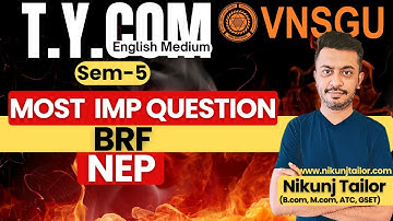 BRF | MOST IMP QUESTION | TYB.COM SEM-5 | VNSGU
