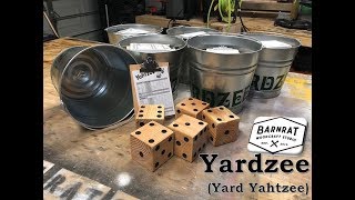 Making Yardzee (Yard Yahtzee)