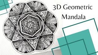 Geometric Mandala | 3D Mandala Series Ep-2 | My World Of Mandalas | MWM