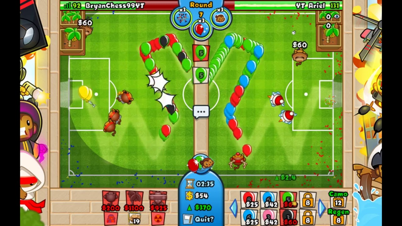 BTD BATTLES: Bo5 With Ariel DFA t0! OFFSIDE!