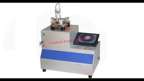 Automatic Cupping Tester - Caltech India