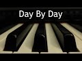 Day By Day - piano instrumental hymn with lyrics