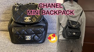 2022 CHANEL MINI BACKPACK : Unboxing / Reveal / Modshots! ❤️ 