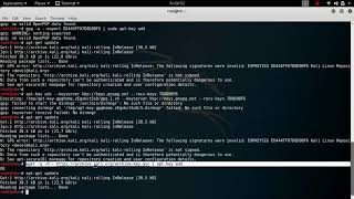 kali Linux GPG error