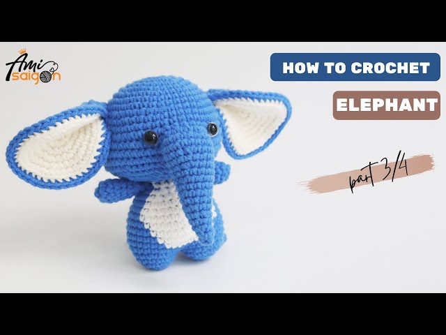 Elephant Amigurumi Free Crochet Pattern • Spin a Yarn Crochet